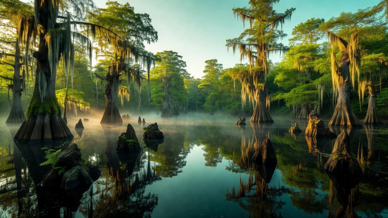 Flooded cypress swamp in the ACE Basin